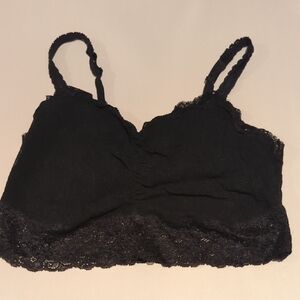 Soma XXL Bralette Lace Floral Black